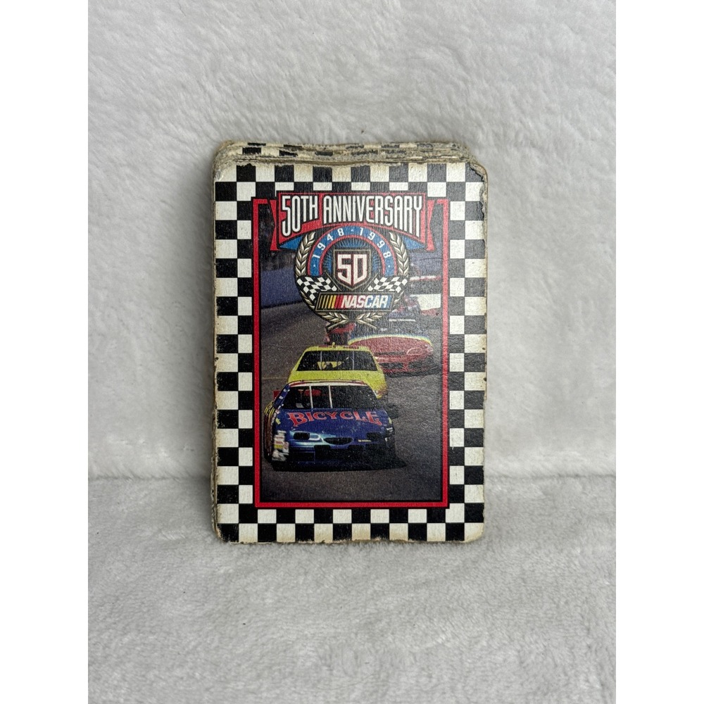 Vintage Nascar Playing Cards Unisex OS Multi Fair 50th Anniversary Collectible